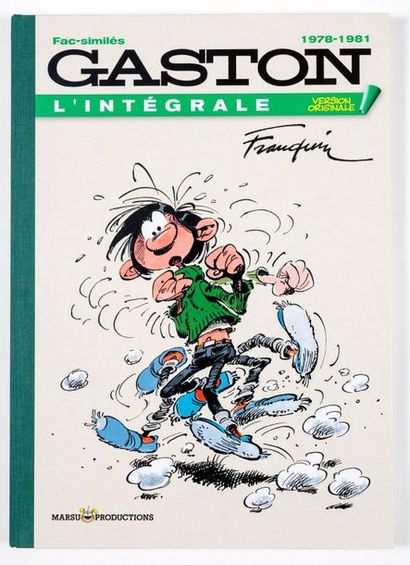 Gaston intégrale 1978-1981 : Tirage grand format en état neuf.