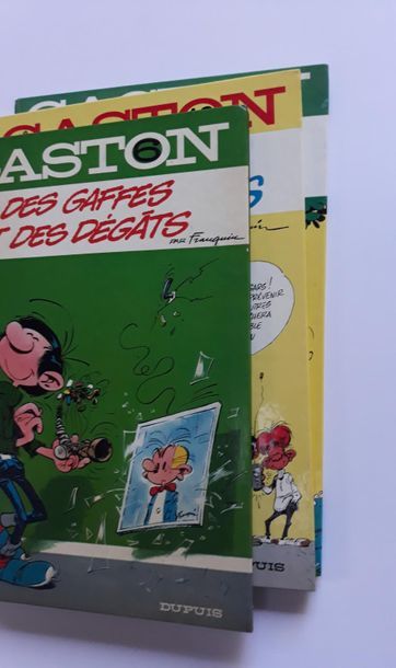 Gaston ensemble de 3 albums : 6, 11, 12. Editions originales en très bon état.