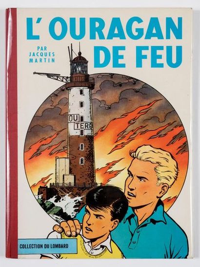 Lefranc L'ouragan de feu : Belgian original edition with dot. Very good conditio...