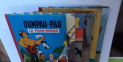 LOMBARD set of 6 albums: Oumpah-pah 1 (EO without dot), 2 (EO with dot), Pom and...
