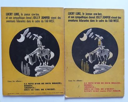 LUCKY LUKE ensemble de 2 albums : Sous le ciel de l'Ouest et Hors la loi. Editions...