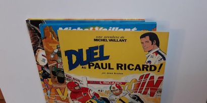 MICHEL VAILLANT ensemble de 3 albums publicitaires : Duel au Paul Ricard (traces...