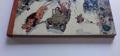 Spirou et Fantasio par Franquin Edition originale dos toilé orange. Renforcement...
