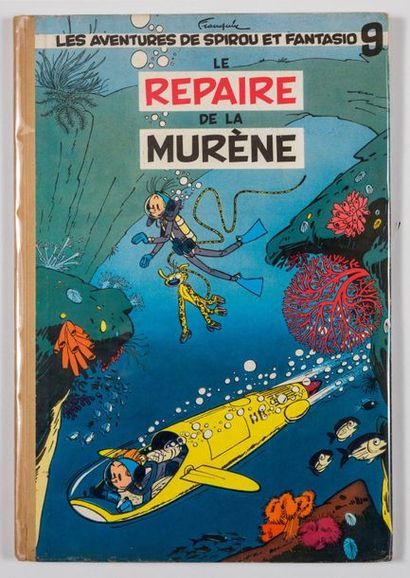 Spirou et Fantasio 9 The moray eel's lair. Original edition in very good conditi...