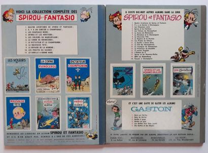 Spirou et Fantasio ensemble de 2 albums : 11 et 19 (titre en bleu). Editions originales....