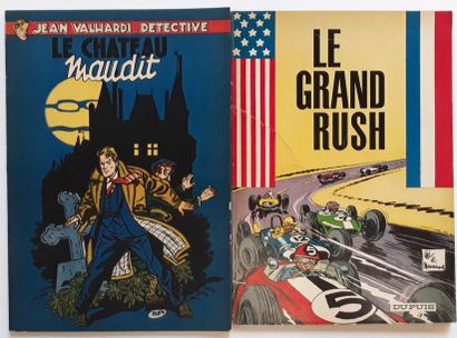 Valhardi ensemble de 2 albums : Le Château maudit, Le grand Rush. Editions originales...