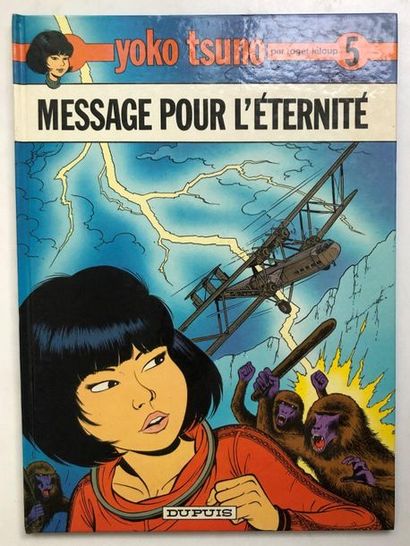 Leloup - dédicace Message pour l'éternité (1986) agrémenté d'un très beau dessin...