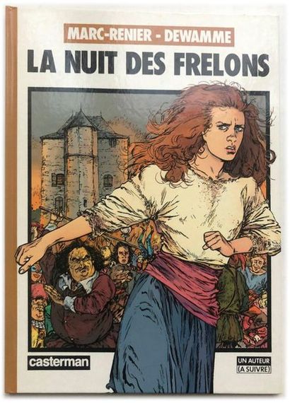 Renier Marc - dédicace La nuit des frelons. Edition originale agrémentée d'une superbe...