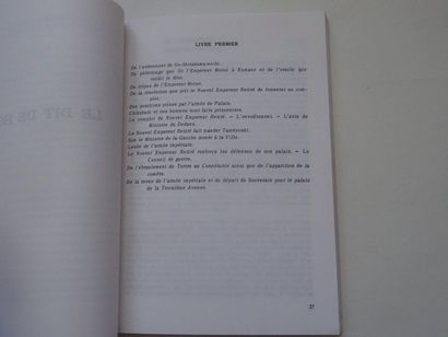 null « Le dit de Hôgen / Le dit de Heiji », Traduit par René Siffert ; Ed. Publications...