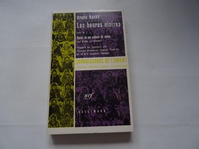 null « Les heure oisives / Notes de ma cabane de moine », Urabe Kenkô, Kamo No Chômei ;...