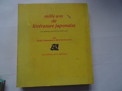 null « Mille ans de littérature Japonaise », Ryôji Nakamura, René de Ceccaty ; Ed....