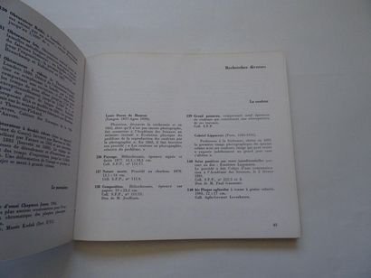 null « Un siècle de photographie de Niepce à Man Ray », [catalogue d’exposition],...