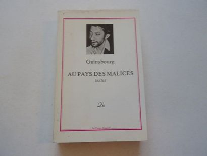 null « Au pays des malices », Serge Gainsbourg ; Ed. Le temps singulier, 1980, 342...