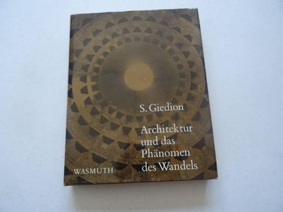 null « Architektur und das Phänomen des Wandels », S. Giedion ; Ed. Wasmuth, 1969,...