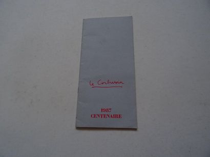  « Le Corbusier : Centenaire », Œuvre collective sous la direction de l’éditeur ;... Gazette Drouot