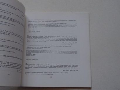 null « Le livre et l’artiste 1967-1976 », [catalogue d’exposition], Œuvre collective...