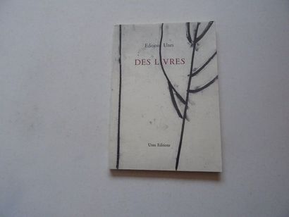 null « Des Livres », Œuvre collective sous la direction de l’éditeur ; Ed. Unes,...