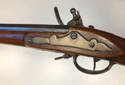 null Flintlock infantry rifle of the Mint type. Round barrel with thundering sides,...