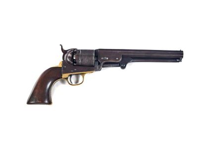 Colt Navy Model 1851 Old Model Navy revolver,...