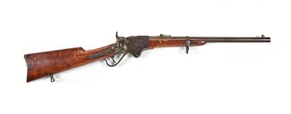 null Spencer Saddle Rifle Model 1863-1865 NM, seven shot, 52 caliber. 
Round barrel...