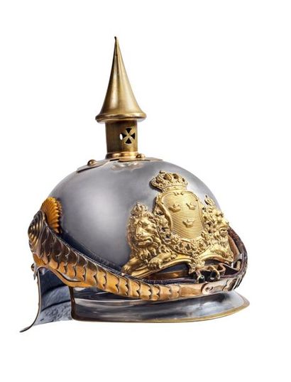 Helmet with the point of a sub-officer of...
