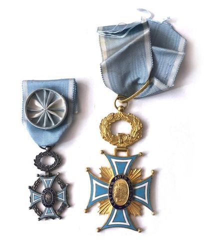  FANTAISH ORDERS Three-piece set including - Universal Order of Merit Grand Cross...