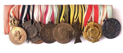  AUSTRIA - GERMANY Range of eight decorations: SUP. - Gold Medal of Military Merit...