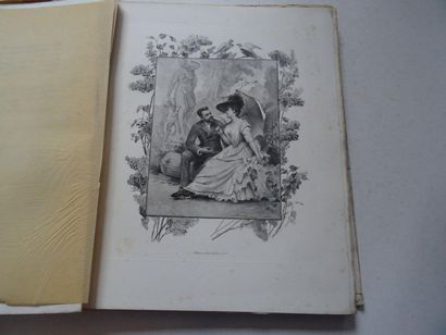 null "Flirt", Paul Hervieux; Ed. Boussod Valadon et Cie éditeur, 1890, 220 p. (very...