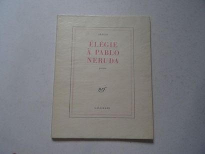 null "Elégie à Pablo Néruda", Louis Aragon; Ed. Gallimard, 1977, 48 p. (fairly good...