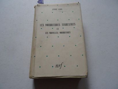 null "Les nourritures terrestres et les nouvelles nourritures", André Gide; Ed. Gallimard,...