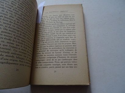 null "La nouvelle origine", Audiberti; Ed. Gallimard,1942, 96 p. (state of use)