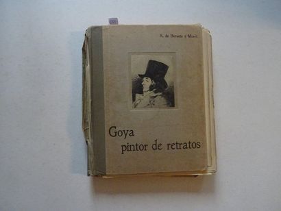 null « Ensemble de 116 planches de reproduction de gravure de Goya », Planches tirée...