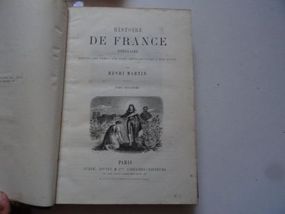 null « Histoire de France », [tome 1 et 2], Henri Martin ; Ed. Furne Jouvet et Cie,...