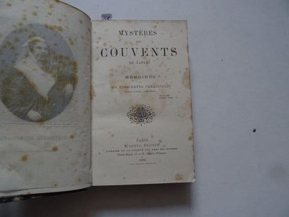  « Mystères des Couvents », Caracciolo ; Ed. E. Dentu, 1865, 404 p. (état moyen :...