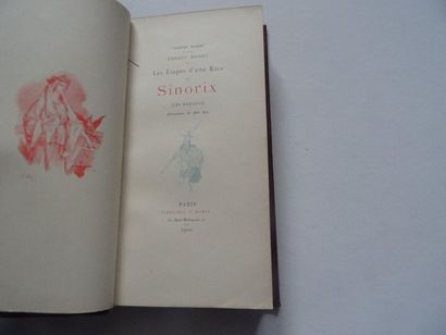 null "Sinorix" E. Hugny; Ed. Librairie L. Borel, 1900, about 300 p. (used condit...