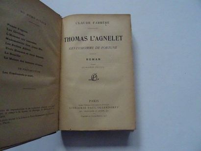 null "Thomas l'Agnelet: Gentilhomme de fortune", Claude Farrère; Ed. Librairie Paul...