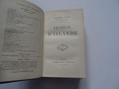 null « Pêcheur d’Islande », P. Loti. ; Ed. Calmann Levy, sans date, 344 p. (état...