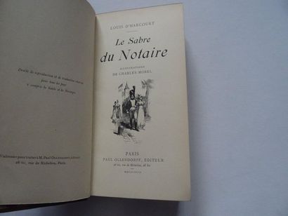 null "Le sabre du notaire," Louis d'Harcourt; Ed. Paul Ollendorff, 1899, 184 p. (state...