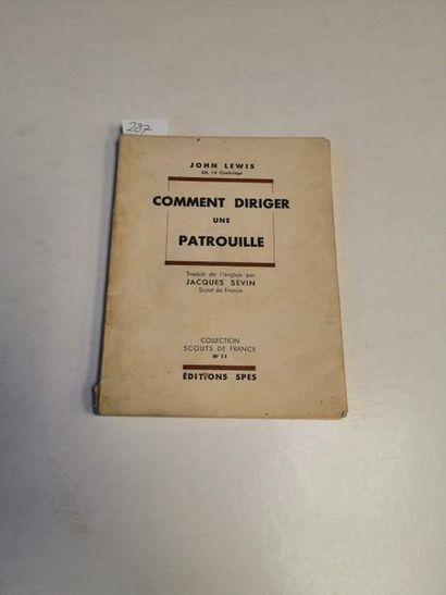 null "How to Lead a Patrol," John Lewis; Ed. Spes, 64 p. 1937, (as used)
