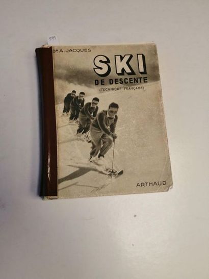 null " Ski de descente (technique Française) ", Dr. A. Jacques; Ed. Arthaud, 240...