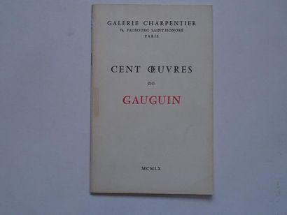 null « Cent œuvres de Gauguin », [catalogue d’exposition], Œuvre collective sous...