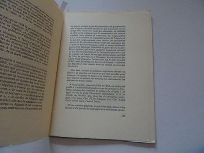 null "Déclaration du colonel Bastien-Thiry", Colonel Bastien-Thiry; Ed. Editions...