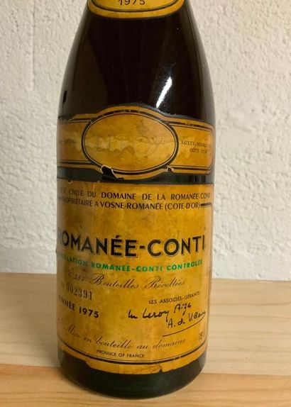 null ROMANEE CONTI / 1975 / 4,5cm / ETQ YELLOW, STAINED