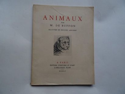 null "Animaux," M. de Buffon; Ed. Librairie Plon, 1945, 68 p. (used condition)