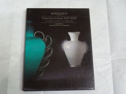 null "Venetian glass 1910-1960", [auction catalogue], Collective work under the direction...