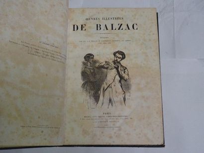 null « Œuvre illustrées de Balzac », [tome 1] Balzac ; Ed. Michel Lévy Frères, 1867,...