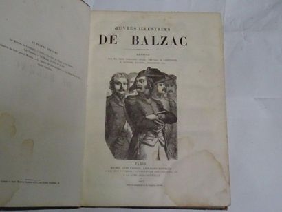 null "Œuvres illustrées de Balzac", Balzac; Ed. Michel Lévy Frères, 1867, unpaginated...