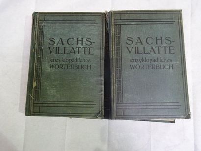 null "Sachs-Villate: Dictionnaire encyclopédique Français-Allemand, Allemand Français",...