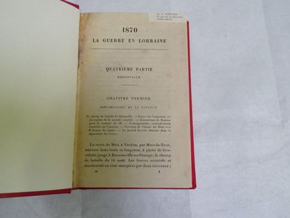 null « La guerre en Lorraine 1870 », Auteur non cité ; Imp. Plon-Nourrit et Cie,...
