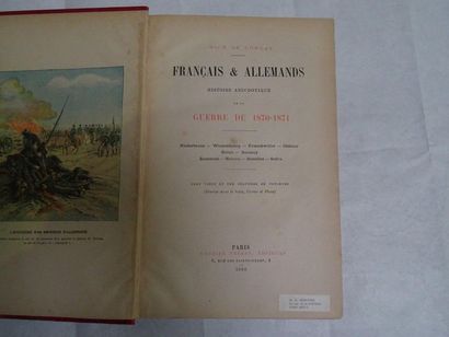 null « Français et Allemands », [tome 1], Dick de Lonlay ; Ed. Garnier Frère éditeur,...